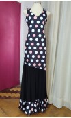 Conjunto Vestido Flamenco c/ Xale de Franja