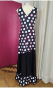 Conjunto Vestido Flamenco c/ Xale de Franja