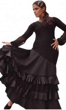 Vestido Flamenco Grace 4 Babados