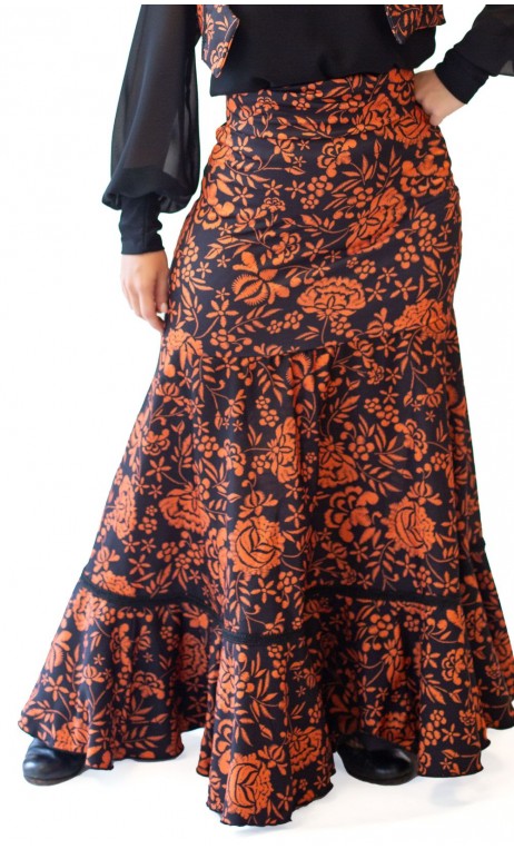 Falda Flamenco Patricia Floral