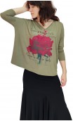 Vera Red Rose Top