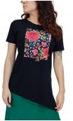 Camiseta con Floral Soy Flamenca