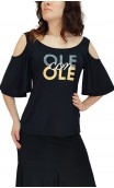 Blouse Ole con Ole Flare Sleeves