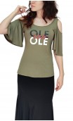 Blouse Ole con Ole Flare Sleeves