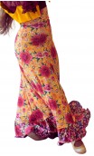 Floral Guadalupe Long-Skirt