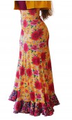 Floral Guadalupe Long-Skirt