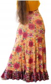 Floral Guadalupe Long-Skirt