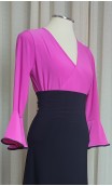 Conjunto Flamenco Falda & Blusa Negro c/Pink