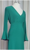 Conjunto Flamenco Falda & Blusa Verde c/Negro