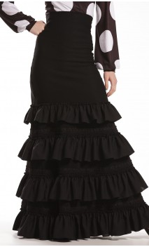 Tanya 4 Ruffles Long-Skirt