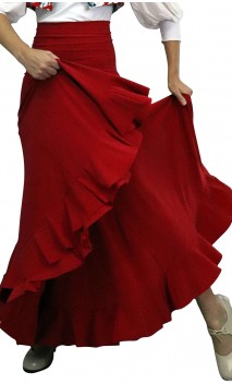 Falda flamenca niña modelo Fiona lunares