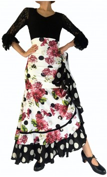 Saia Flamenca Angie Floral